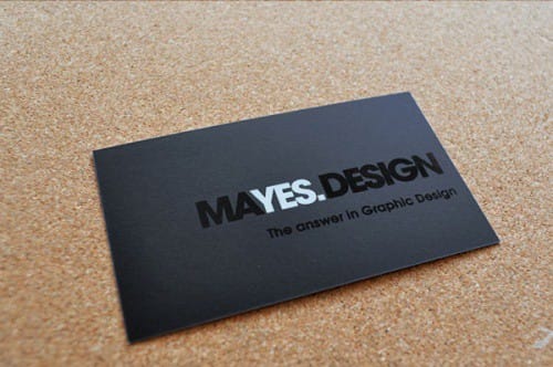 Tom Mayes Design Business Card