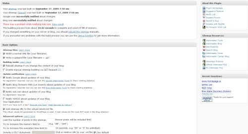 Google XML Sitemaps Generator Google XML Sitemaps Generator